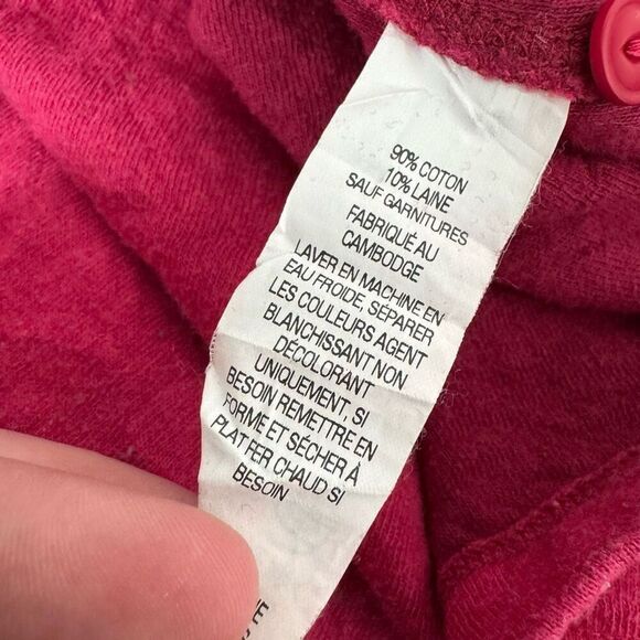 L.L.Bean Women’s Cotton Blend Henley Shirt Size Large Regular Preppy Outdoors - Picture 9 of 10